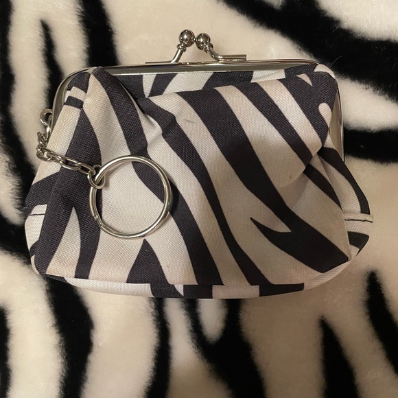 Coin purse-bundle of 3-zebra stripes, cat & paper money coin purses - Picture 5 of 16